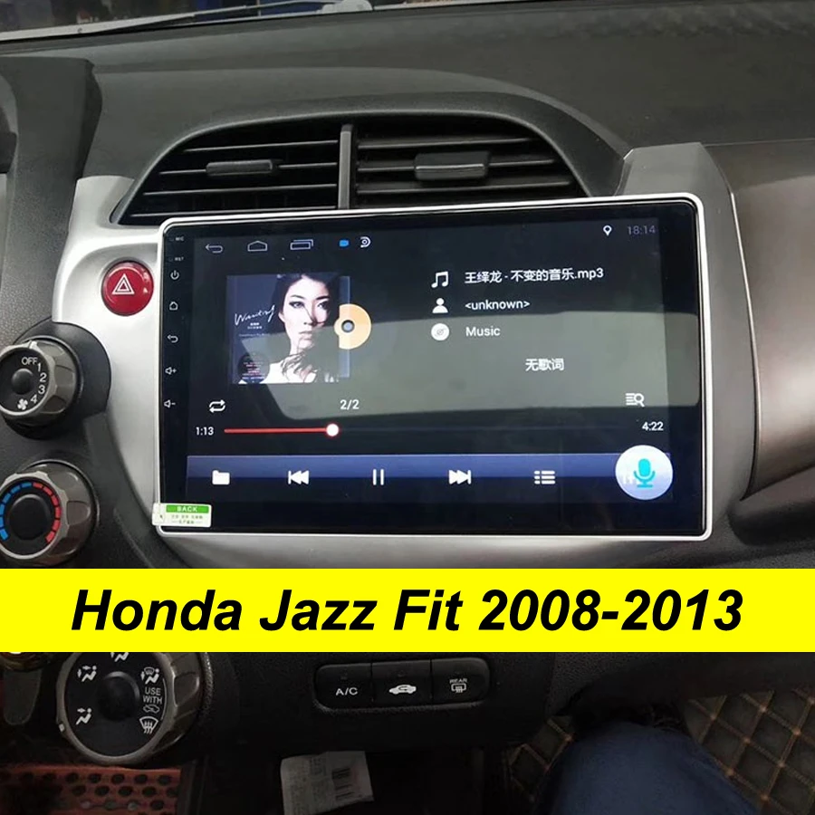 Автомобильный мультимедийный плеер 2Din 64 ГБ Android 10 0 GPS для Honda Jazz Fit 2008-2013 Авторадио