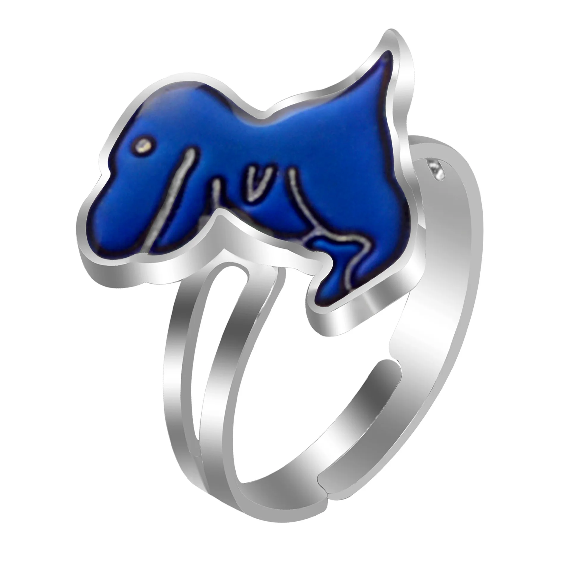 Fashion Cartoon Dinosaur Rings-Animals Aso