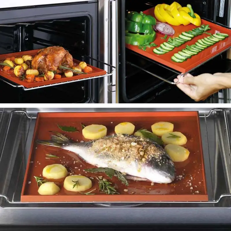 

Non-Stick Silicone Multifunction Oven Mat Baking Cake Pad Swiss Roll Pad Bakeware Baking Tools BJStore