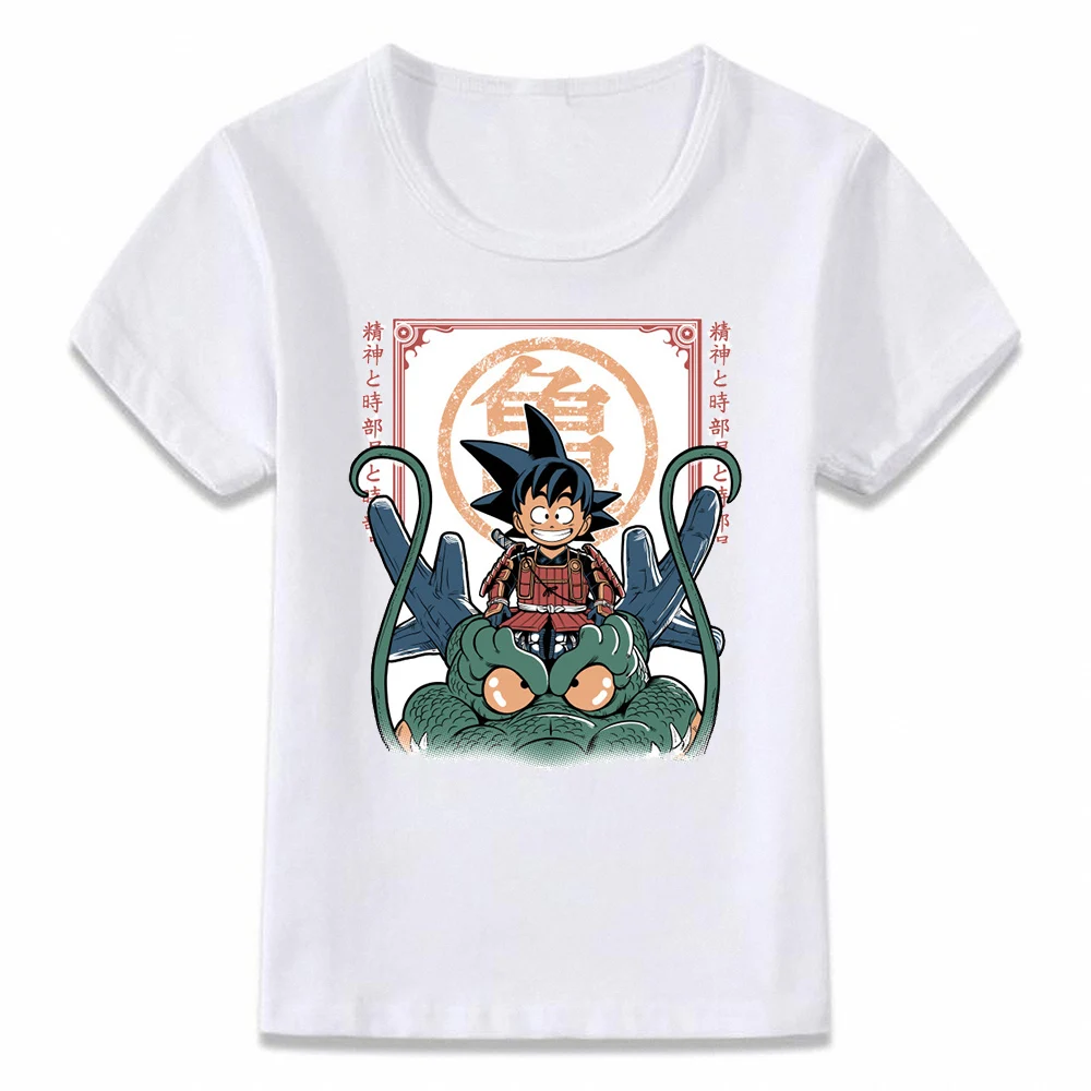 Детская одежда футболка Жемчуг дракона Гоку и Shenron Игра престолов девочек Футболка для малыша