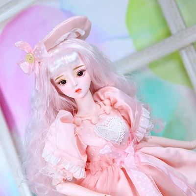 Серия Dream Fairy 1/3 BJD кукла 62 см для девочек, кукла для тела, в том числе с официальным макияжем и одеждой для глаз ICY DBS SD - Цвет: Cara