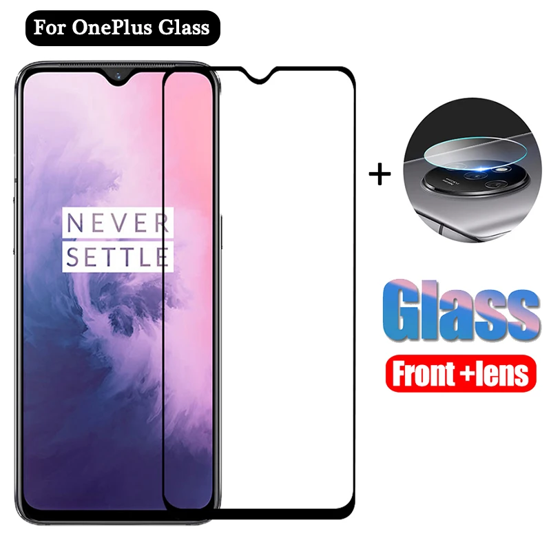Закаленное стекло 2 в 1 для OnePlus 5 5t 6 6t 7 7t защитная пленка камеры на заднюю линзу