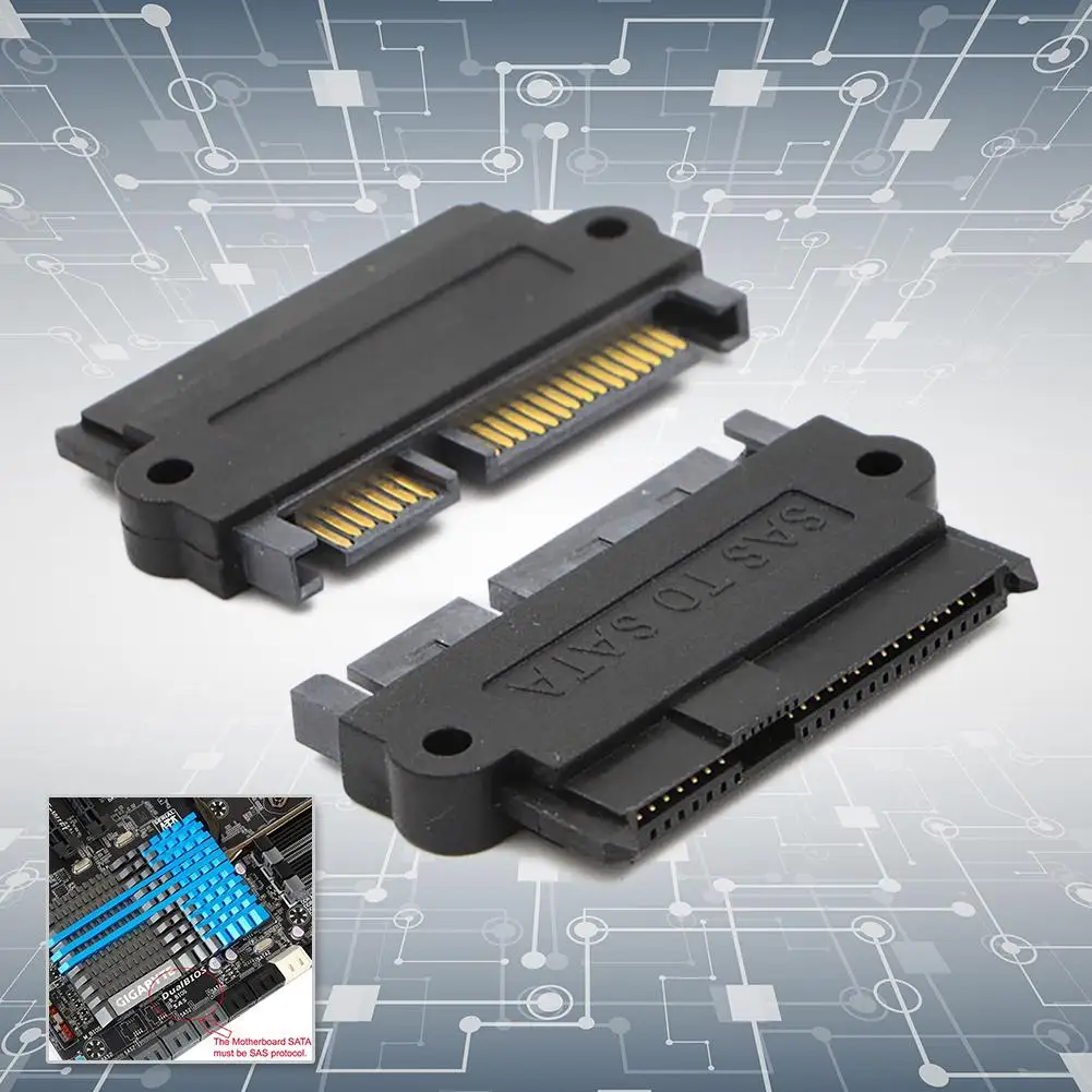 Новая основная плата маленький порт жесткий диск sas адаптер SFF 8482 SATA 22 Pin карта