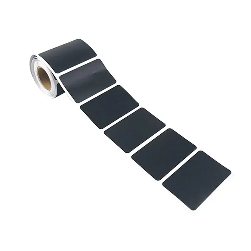 Sticker Label Blackboard Paste Sticker Kitchen Bottles Cans Label Black Adhesive Label