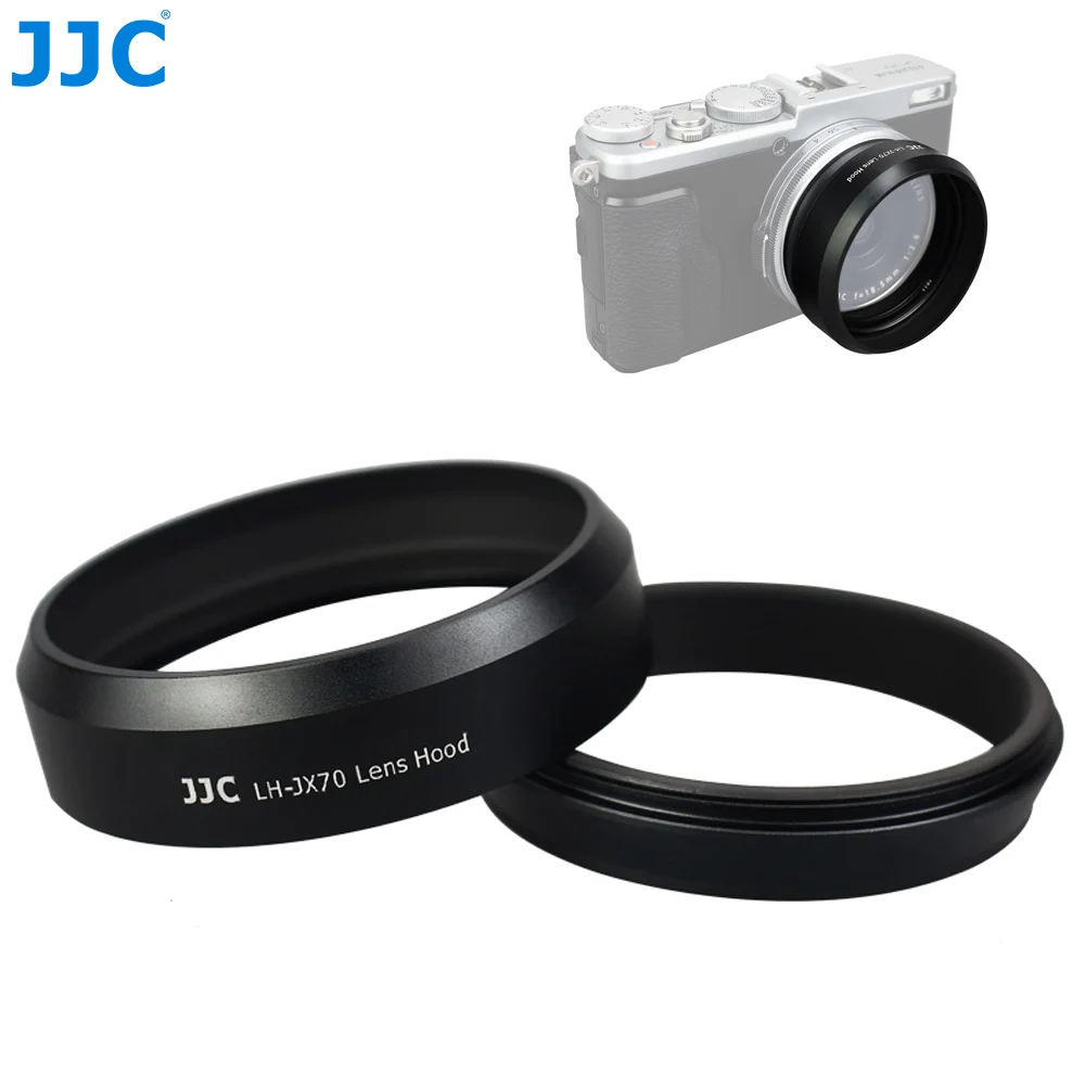 JJC Camera Screw Metal Lens Hood 49mm Filter Adapter Ring Cap Thread