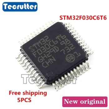 

5PCS STM32F030C6T6 MCU 32BIT 32KB FLASH LQFP48 32F030C6T6 Free shipping
