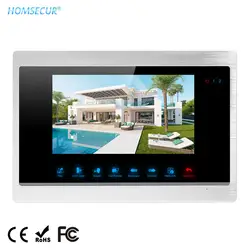 HOMSECUR 7 "TFT lcd Видео телефон двери крытый монитор BM702HD-S с сенсорной клавиатурой 1024x600 для HDK серии