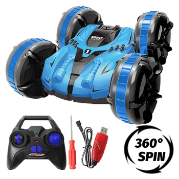 

4WD RC Car Buggy Stunt Amphibious Drives 360 Degree Flips Remote Control Car Model Hobby Children Toys for Children Gifts