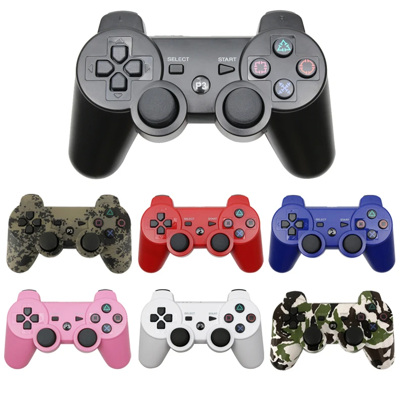 ワイヤレスゲームパッドps3ジョイスcontrole Usbの場合 Pcコントローラps3ジョイパッドaccessorieサポートbluetooth Gamepads Aliexpress