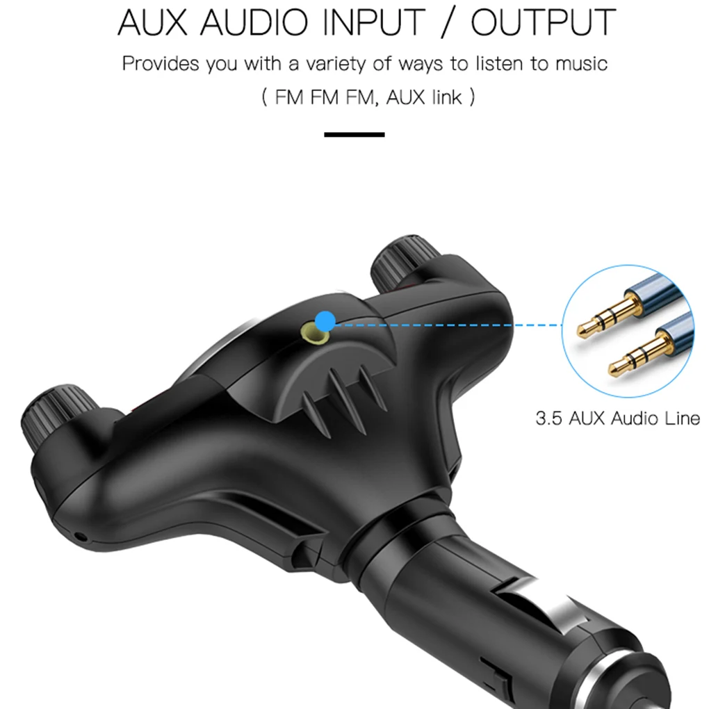 ACCNIC Bluetooth беспроводной Автомобильный Mp3 плеер Handsfree fm-передатчик AUX аудио USB зарядное устройство ЖК-дисплей Автомобильный fm-модулятор