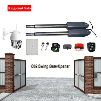 

400KG outdoor automatic swing door motor motor double arm door opener, operator access monitoring accessories optional