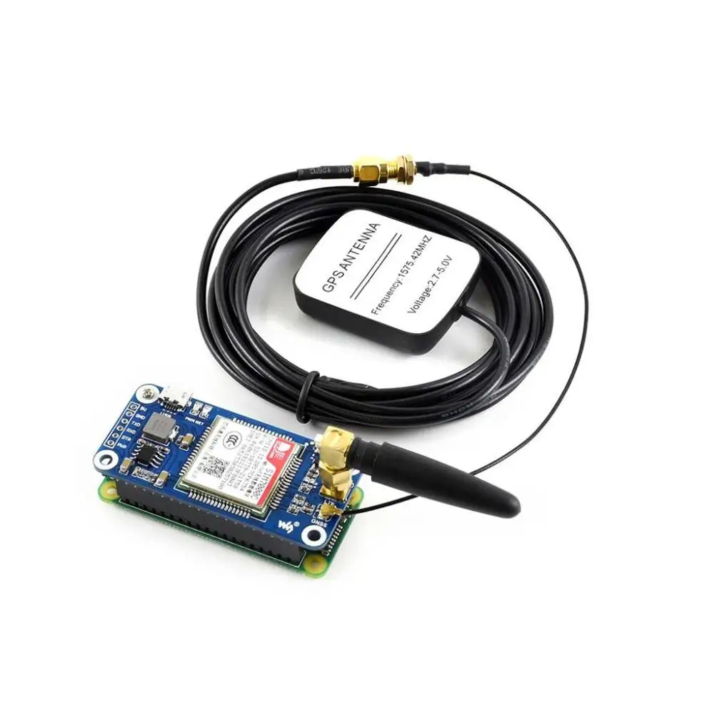 AiSpark NB-IoT/eMTC/EDGE/GPRS/GNSS шляпа для Raspberry Pi на основе SIM7000C поддерживает порты TCP, UDP PPP HTTP FTP MQTT SMS Mail и т. Д