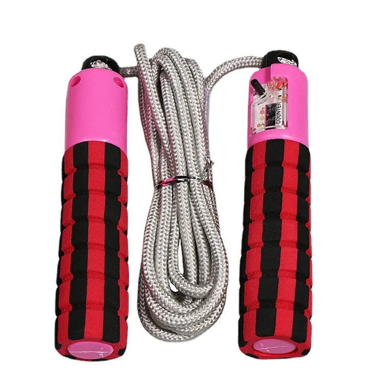 4 Colors Adjustable Rope Length Wear-resistant Electronic Automatic Counter Sports Skipping Rope Workout Equipments jump rope