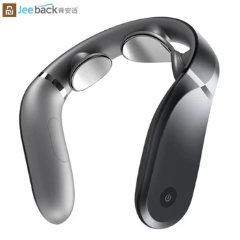 

Jeeback G2-1 TENS Pulse Neck Massager Voice Version Electric Massager 3 Head L Shape Wear Far Infrared Heating Neck Electric Mas