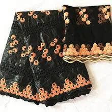 Лидер продаж в африканском стиле Getzner ткань с камни парча в Гвинейском стиле высокое качество хлопковый Базен Riche ткань 5+ 2 м