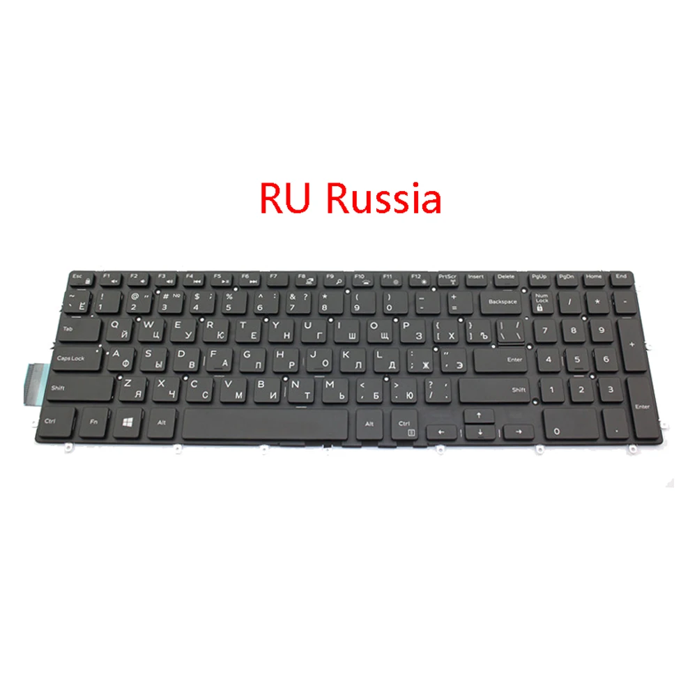 Новая US RU FR TR JP клавиатура для DELL Inspiron 5565 5567 7566 7567 7577 5765 5767 7773 7778 7779 5570 5575 5770 5775