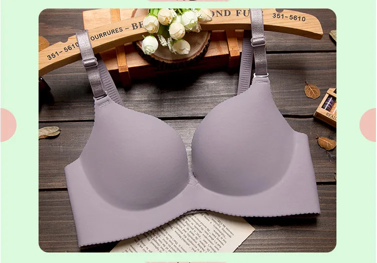 New Sexy High Quality Cup Front Button Bra Gather Adjustable Women Bra Seamless Underwear Push Up Bra Free Shipping AU0003