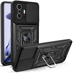 For Xiaomi Mi 11T Pro Case Camera Lens Protection Phone Cover Xiaomi Mi 11 Lite Mix 4 Cases Shockproof Armor Ring Stand Bumper