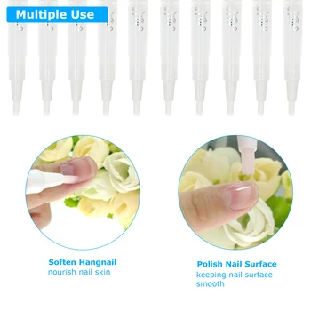 

Cuticle & Nail Oil Pen Set Cuticle Repairing Oil Pen Kit Nail Art Treatment Tools Set of 10PCS Nail Oil Pen Set