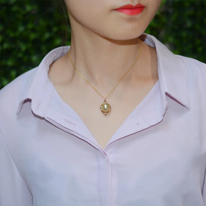 NYMPH 18K Pearl Necklace Jewelry South 