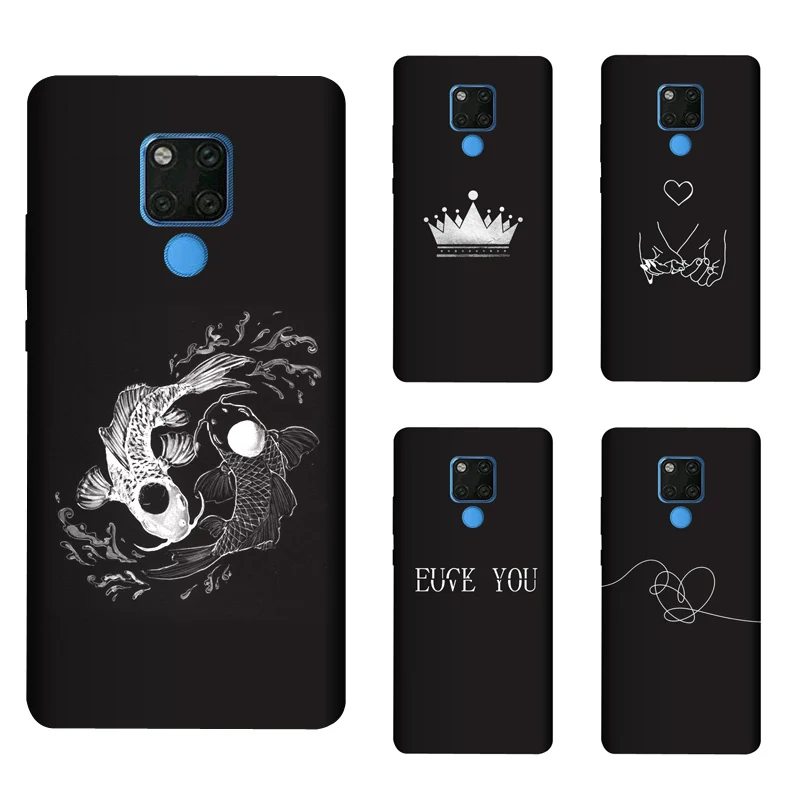 Мягкий силиконовый чехол из ТПУ 7 2 дюйма для Huawei Mate 20 X искусственная кожа Матовые