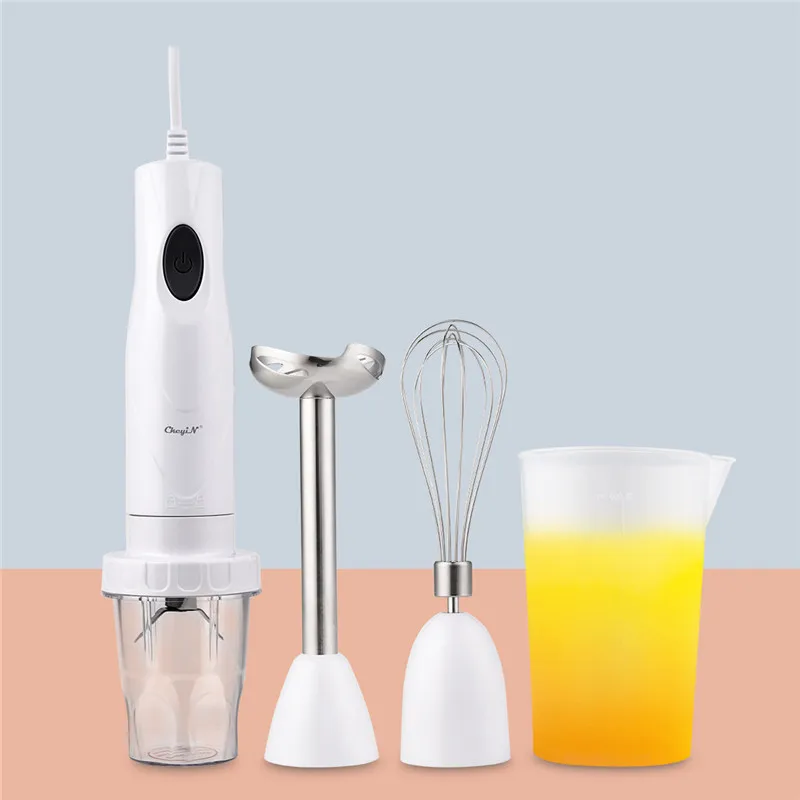 

4 In 1 Household Mixer Hand Blender Food Chopper Meat Vegetable Grinder Whisk Electric Juicer Fruit Mixer Smoothie Machine