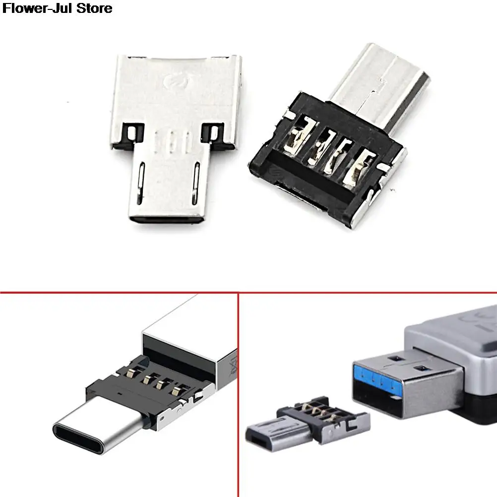 Micro USB Male To USB Female OTG Adapter Converter For Android Tablet Phone For Xiaomi For HTC For Samsung 3pcs/lot