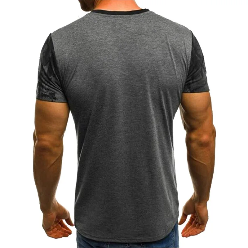 Vogue модная мужская футболка Slim Fit уличная футболка с короткими рукавами VogueBrand мужская стильная хип поп футболка Топы