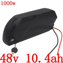36V 48V lithium battery pack 10.4ah 13ah 15ah 17ah 20ah electric bicycle for 250W 500W 750W 1000W ebike motor