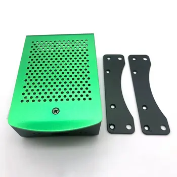 

For Raspberry Pi 4B Aluminum Case Black Metal Shell Box With Fan Black Enclosure For RPI 4 Model B RPI 4B Case