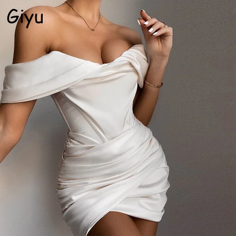 hailey bieber white satin dress Hailey Bieber's Silk Saint Laurent Slip Dress at the Grammys