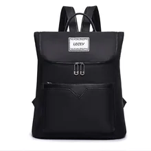 Рюкзак из ткани Оксфорд женский корейский стиль стиль универсальный сплошной цвет школьный большой объем Повседневный Рюкзак