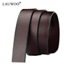 LAUWOO Brand Belt 100% Pure Cowhide Belt Strap No Buckle Genuine Leather Belts Automatic Buckle Belt For Men High Quality ► Photo 3/6