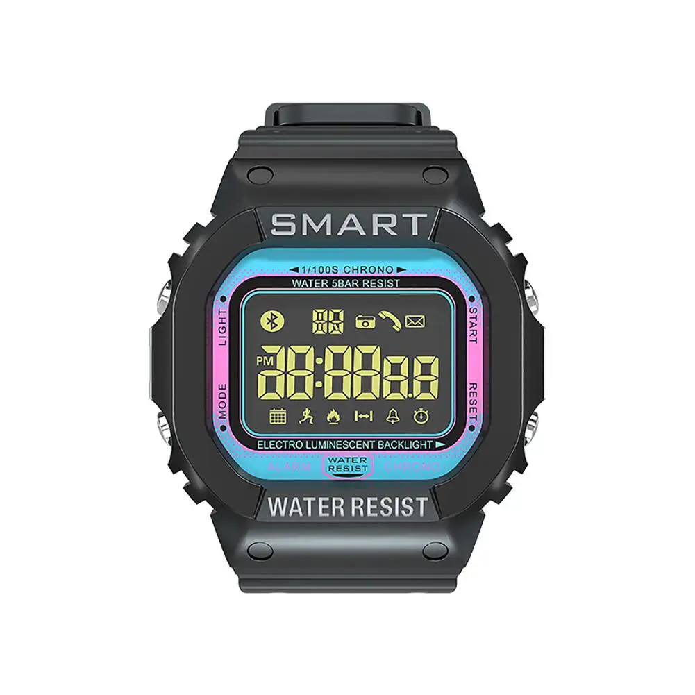 Мужские Смарт-часы, Bluetooth, спортивные, шагомер, водонепроницаемые, 18 месяцев, в режиме ожидания, напоминание о звонках, Цифровые Смарт-часы для ios, Android