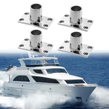 4 шт. лодочные ручные рейки прямоугольные 90 градусов 316 нержавеющая сталь для " 25 мм трубка морская яхта лодка аксессуары морской