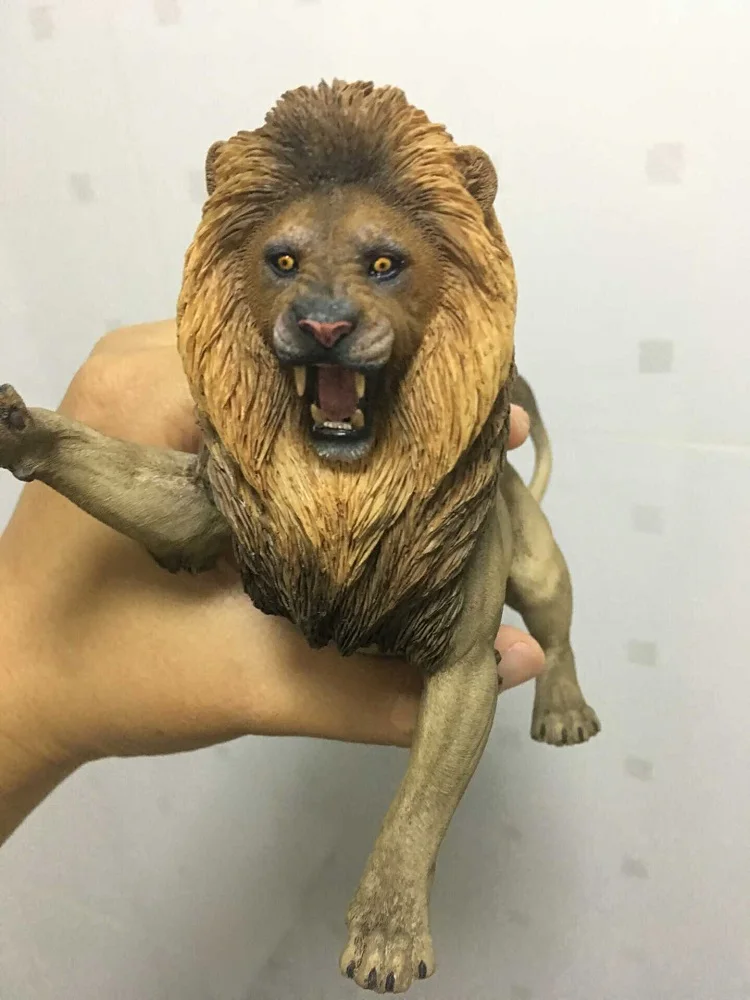 Mr. Z Nanmu Studio Animal модель 1/12 громоздкий гнев Африканский Лев против пятнистой гиены