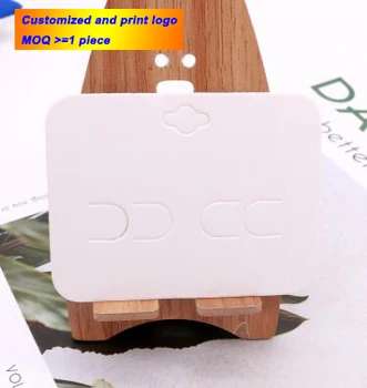 

Jewelry Display Card with Hang Hole Square Hairpin Holder New Arrival Jewelry Accessory Hair Clip Package Cards