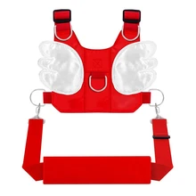 Детская безопасная шлейка с поводком для прогулок, милый рюкзак с крыльями, регулируемый для От 1 до 5 лет