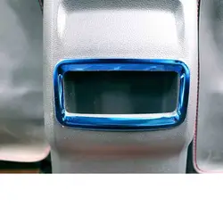 Lsrtw2017 для Mg Zs автомобильный подлокотник для заднего сиденья пластина для хранения рамка планки Декоративные интерьерные аксессуары для
