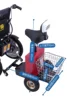 Safety Elderly Handicapped Electric Wheelchair Accessory Trailer 3