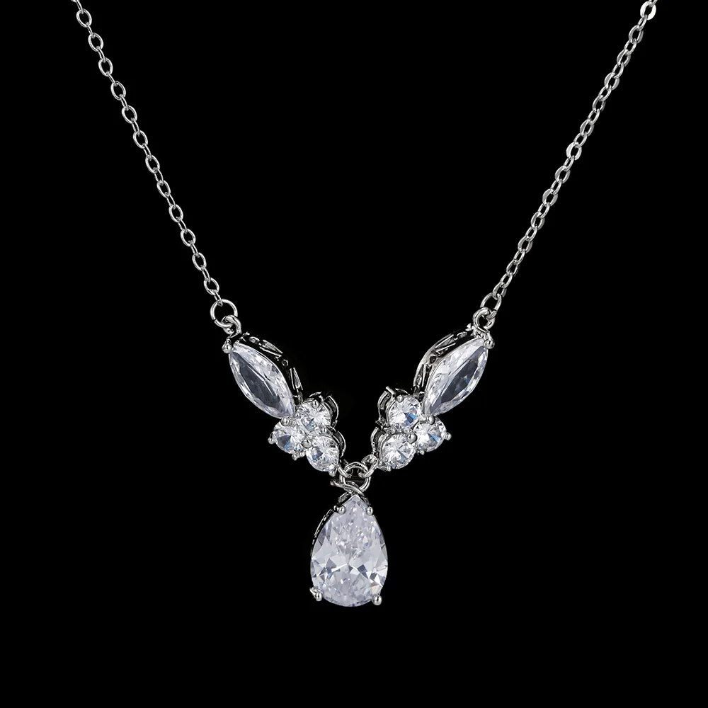 Horn Necklace Zirconia Horn Earring Zirconia Necklace Horn Zircon Jewelry Style Aliexpress