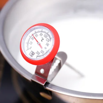 

Stainless Steel Coffee Milk Probe Thermometer Food Kitchen BBQ Baking Pen Temperature Tools Cooking Meat Clip Not Digital Gauge