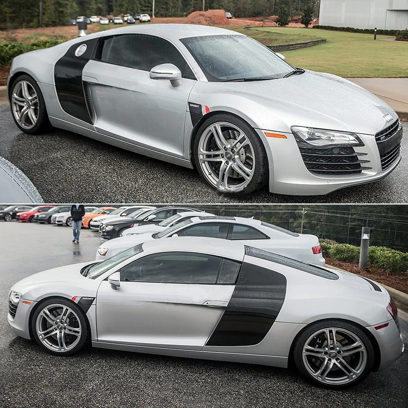 Спортивные средства ухода за кожей сбоку наклейка на крыло флаговый отличительный знак виниловая Графика для Audi A4 RS4 A3 RS3 A5 A6 Q3 Q5 Q7 TT Golf 7 автомобильный Стайлинг