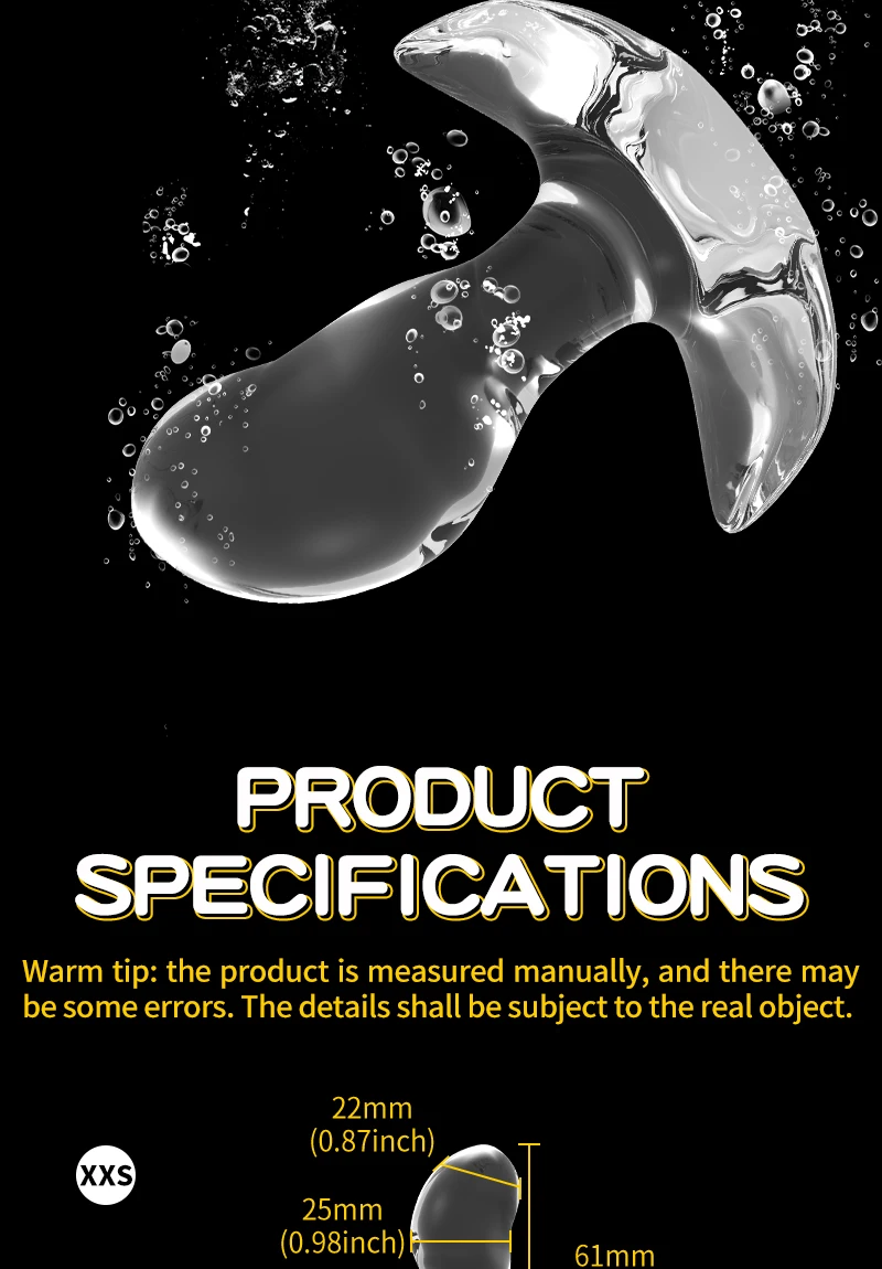 Huge Wearable Anal Plug Sex Toys Large Butt Plug Prostate Massage G-Spot Stimulation Anal Dilator For Women Men Adult 18+