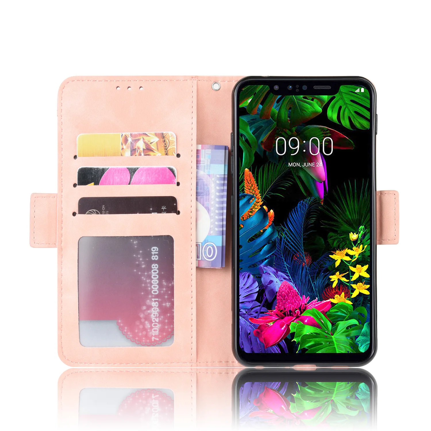 Для LG G8s ThinQ чехол удобный Флип Бумажник кожаный чехол Премиум чехол для LG G8s ThinQ G810EAW Multicard слот чехол для телефона