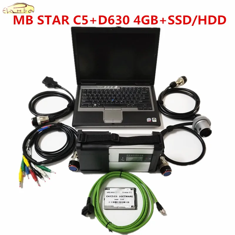 MB Star C5 SD Подключение sd c5 с D630 4GB диагностическое программное обеспечение для ноутбука V,12 HDD SSD D. AS D. TS для Mb Star C5 для MB автомобилей