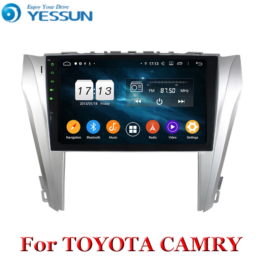 Best 10.1" 2 din Android Car GPS Navi for Toyota Camry V55 2015 2016 Multimedia Autoradio Navigation head unit 4G RAM 8-Core 2