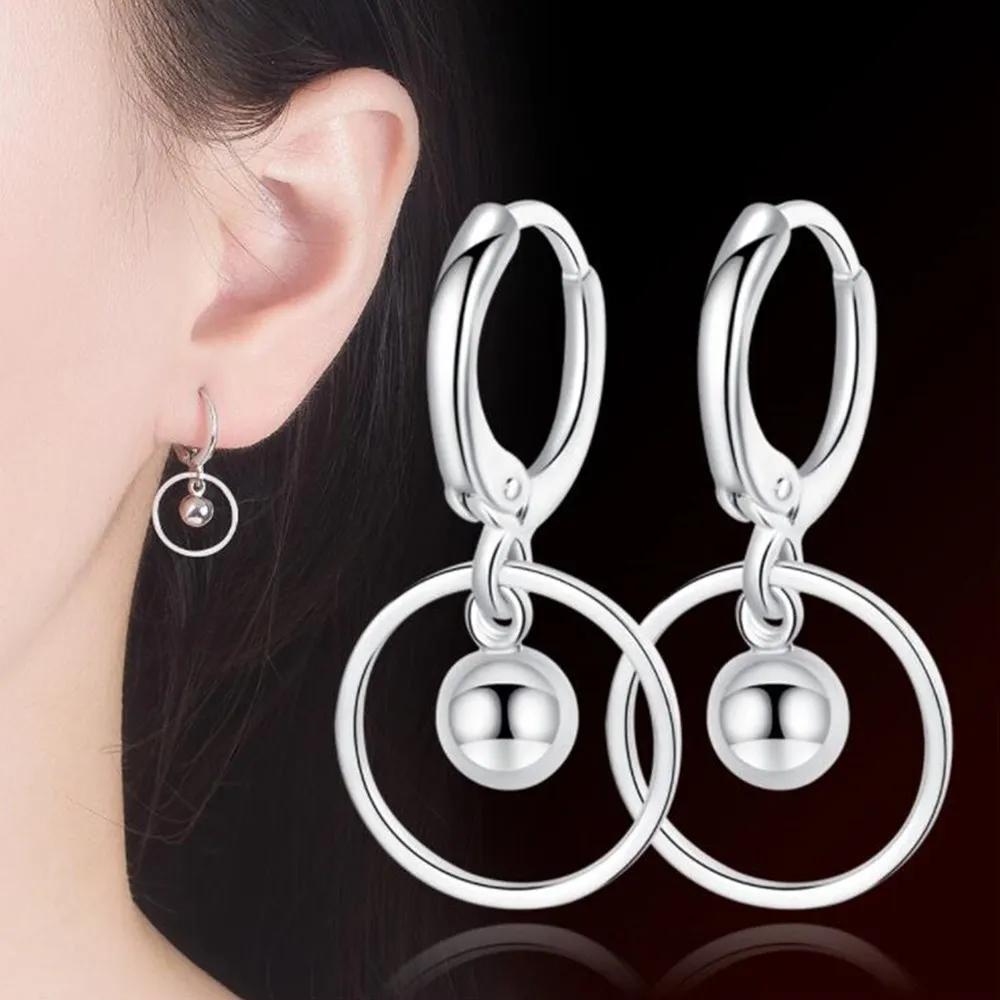 

NEHZY 925 sterling silver new woman jewelry Long paragraph tassel earrings Round cutout