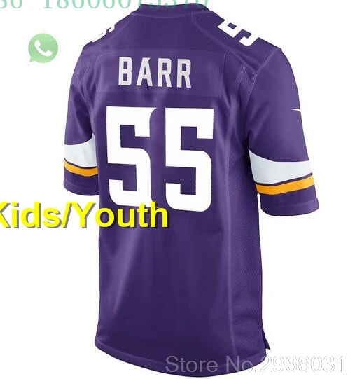 Для детей 8, Сэм Брэдфорд, 14, Стефон диггз, 19, adam thielen, 22, Harrison Smith, Adam Thielen, 19, Джерси, Миннесота - Цвет: for kids youth