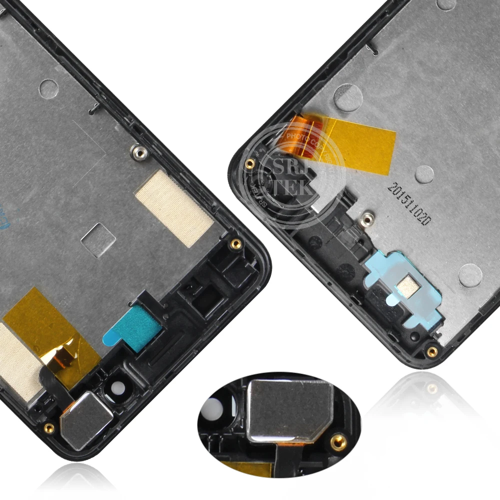 Сменный сенсорный ЖК дисплей для Lenovo A319 4 5 дюйма с рамкой|Экраны мобильных